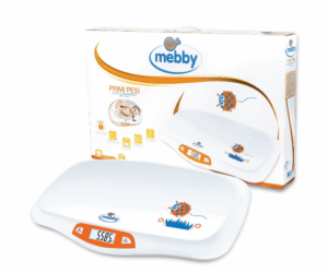 Mebby Primi Pesi Bilancia Pesa-Neonati con Funzione di Fermo Pesata
