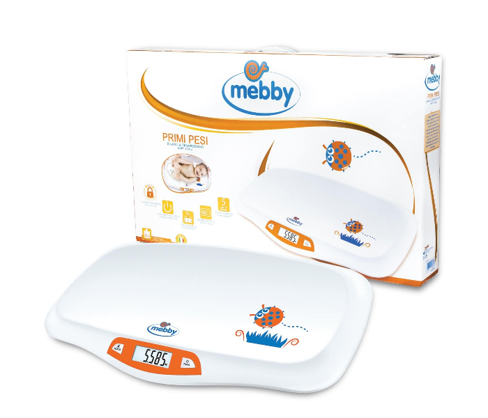 Mebby Primi Pesi Bilancia Pesa-Neonati con Funzione di Fermo Pesata