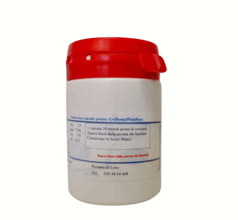 CAPSULE CON MELATONINA, PASSIFLORA E GRIFFONIA