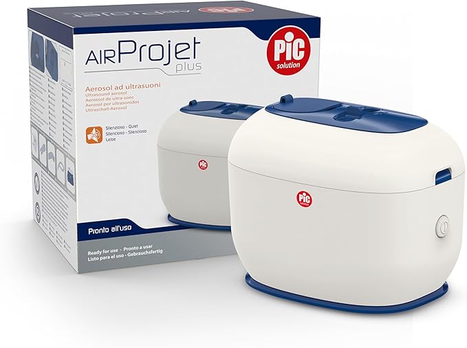 Pic Solution AIRProjet plus Aerosol Ad Ultrasuoni, Bianco, Blu