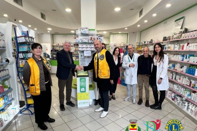 Comune, Farmacia Comunale e Lions Club Inzago uniti a sostegno delle popolazioni colpite dalle guerre.