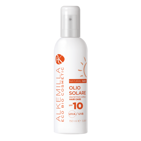 Alkemilla Olio Solare Spf 10 Prottetivo Capelli